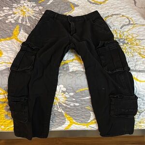 Women's Black Cargo Pants